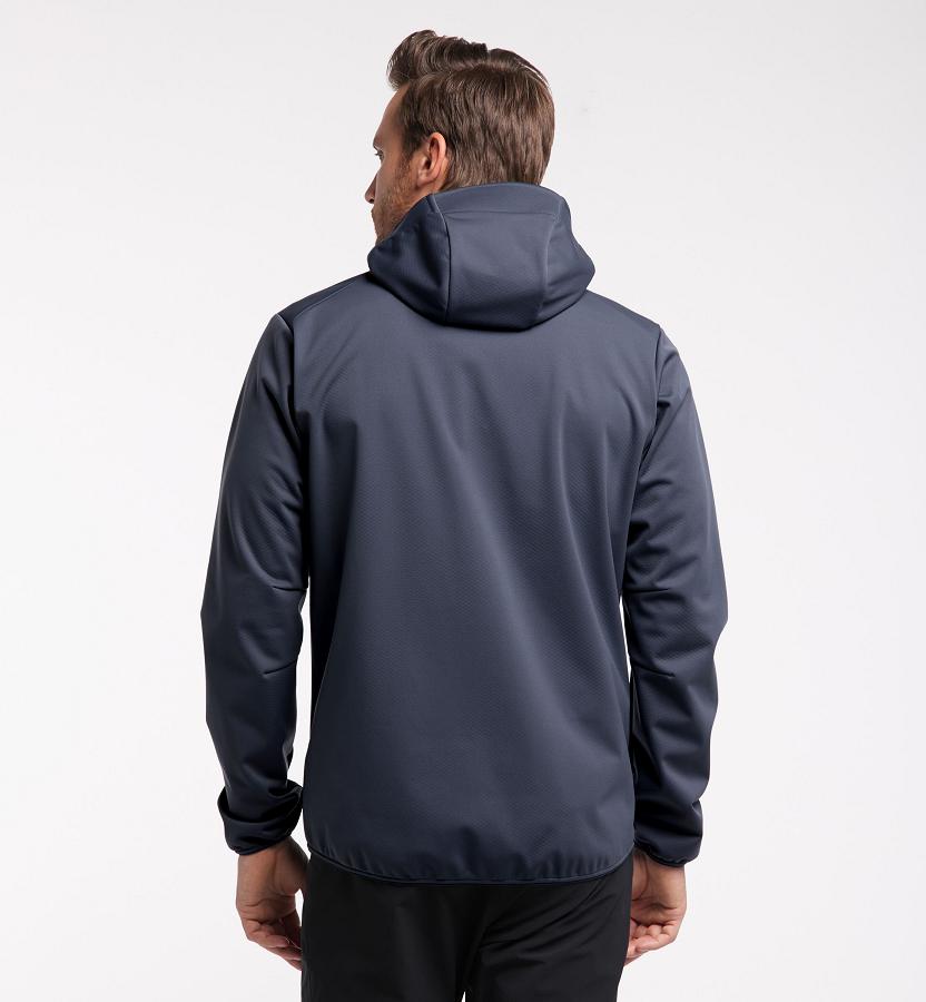 Haglöfs Mens Multi Flex Softshell Jacket Blue New Zealand 60872YTGB